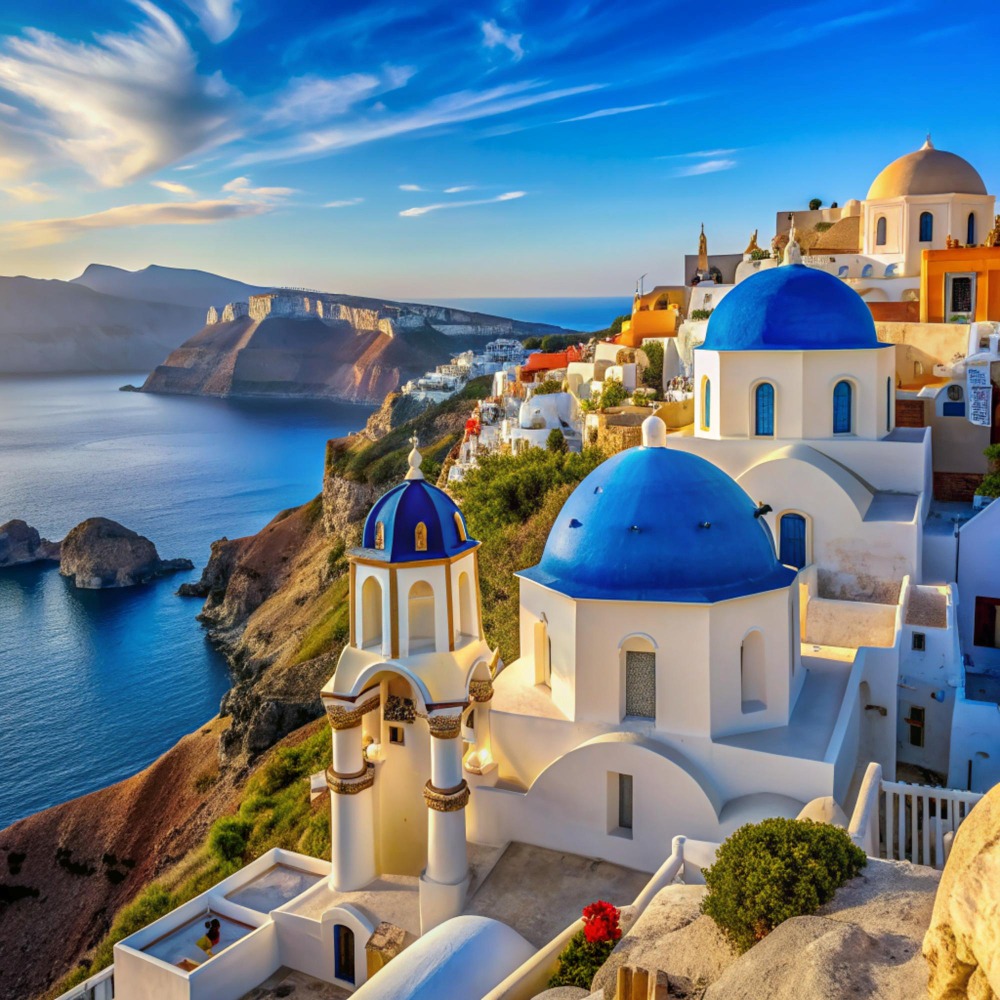 Santorini Sunset Dreams